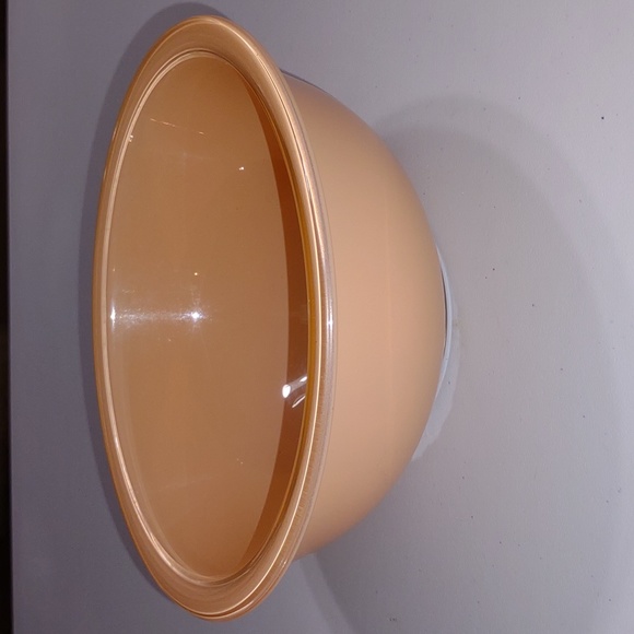 Pyrex mixing serving bowl peach # 353 glass Vintage - Picture 1 of 7